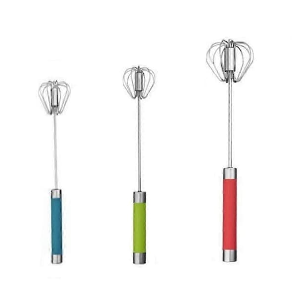 Piranha Whizzy Whisk Halvautomatisk Eggvisp Håndtrykk Eggvisper Rustfritt Stål Blender Mikser