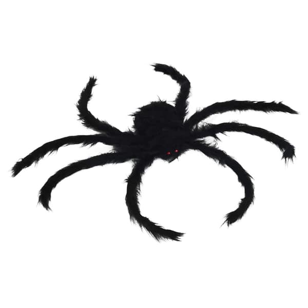 Halloween Edderkop Dekoration 6 stk Sort 75 cm