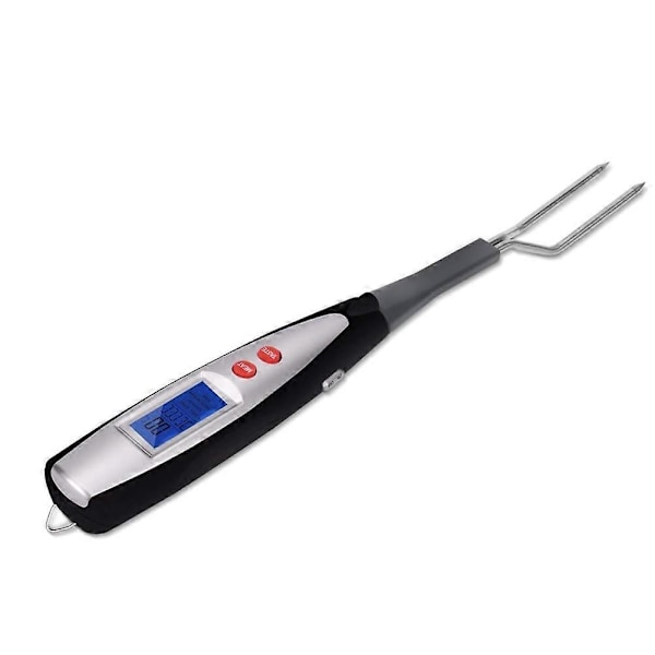 Kötttermometergaffel BBQ-gaffel med termometer Digital BBQ-gaffeltermometer Digital matlagning