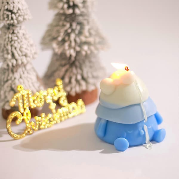 Kreativ julelysform Juledekorasjon Lysformer Silikon Trelysform for DIY-entusiaster