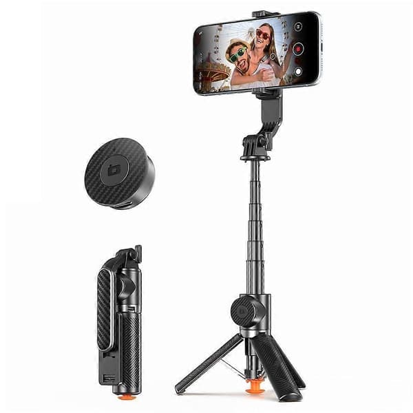 T01 Photography Mini Selfie Stick 69cm Extendable Tripod Bluetooth Remote Phone Holder Stand
