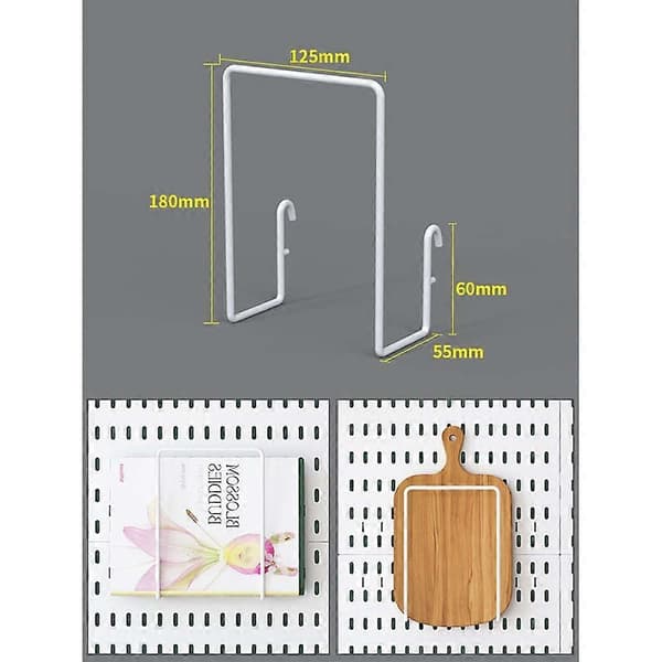 Pegboard Shelf Accessory Storage Rack Letter Holder