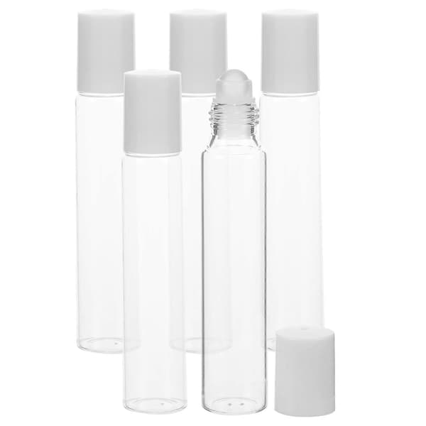 Glassrulleflaske for essensiell olje aromaterapi 15 stk beholderdispenser