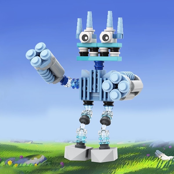 Monster Chorus Cartoon Actionfigur Byggstenssats, Wubbox Sing Monsters Anime Bygg- och Displaymodell Leksaker (101 delar)