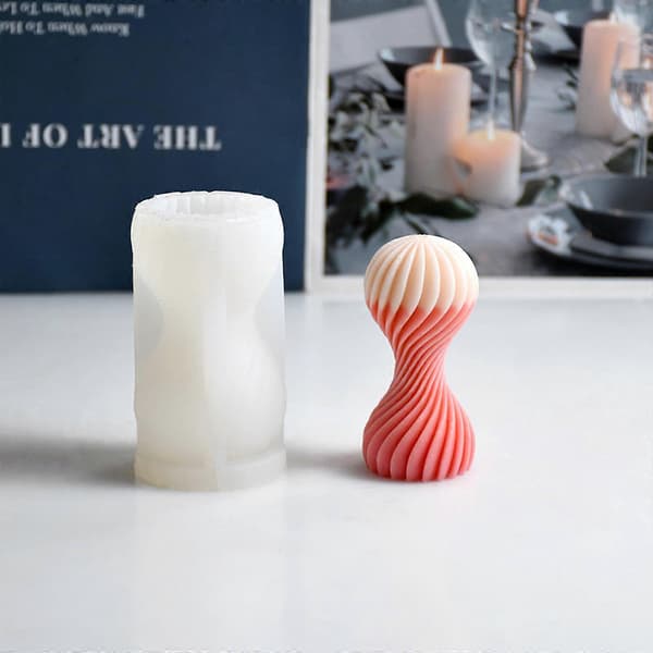 Cylinder Stearinlysforme Silikone DIY 3D Aromaterapi Stearinlys Håndlavet Gave Sæbe Ler Håndværk Dekorationer Forme