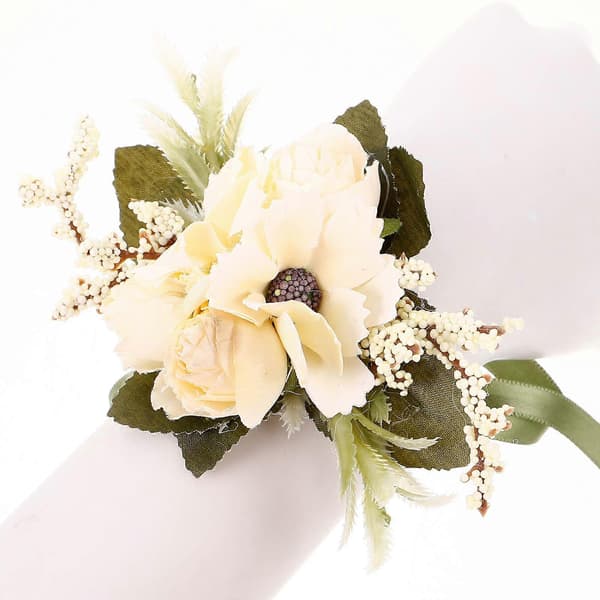 Falsk Blomsterhandledskorsage för Brudbruk