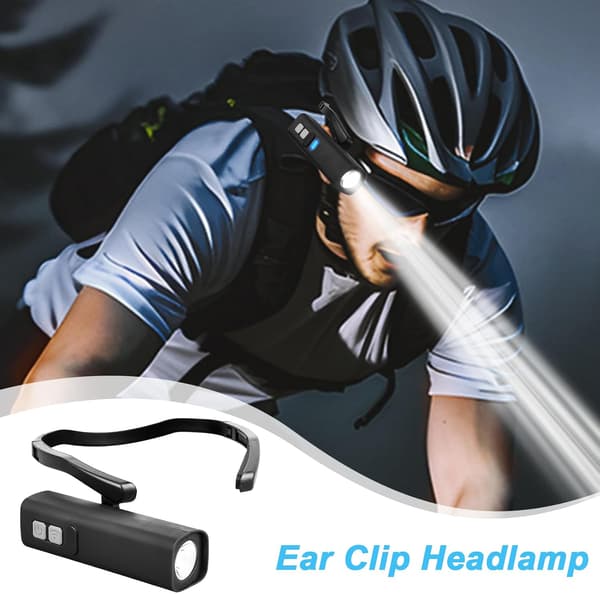 LED Headlamp with Motion Sensor - Rechargeable Waterproof Headlight for Hiking, Running, Cycling & Camping