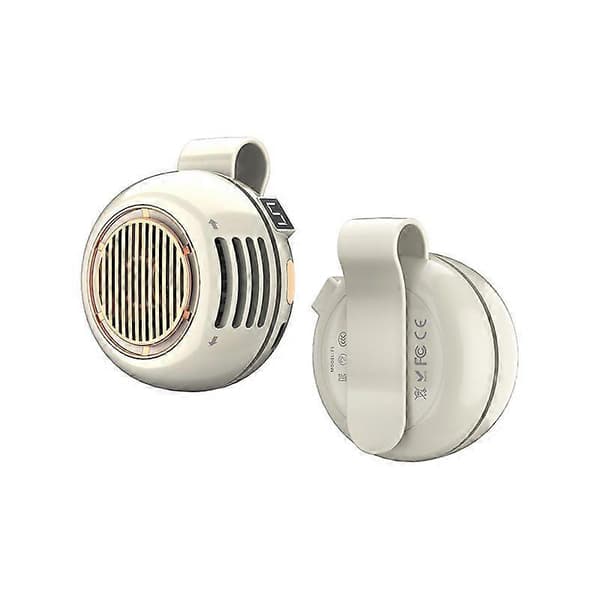 Mini Cyclone Bladeless Ventilator Koncentreret Luftstrøm, Stille og Bærbar Komfort Silvery White