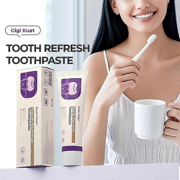 1-5 stk. Nature Tooth Refresh Tandpasta, Hydroxyapatit Tandpasta til Følsomme Tænder 1