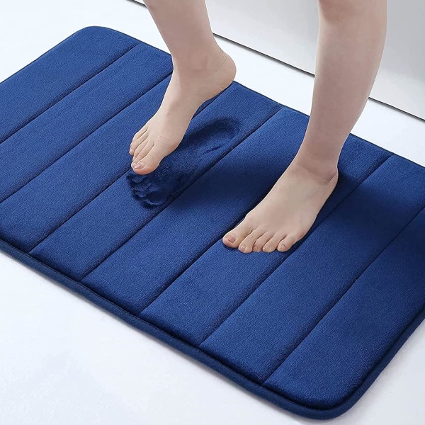 Ultramyke og sklisikre baderomsmatter, vannabsorberende og maskinvaskbare baderomsmatter for bad, dusj og badekar, 24\" x 16\"