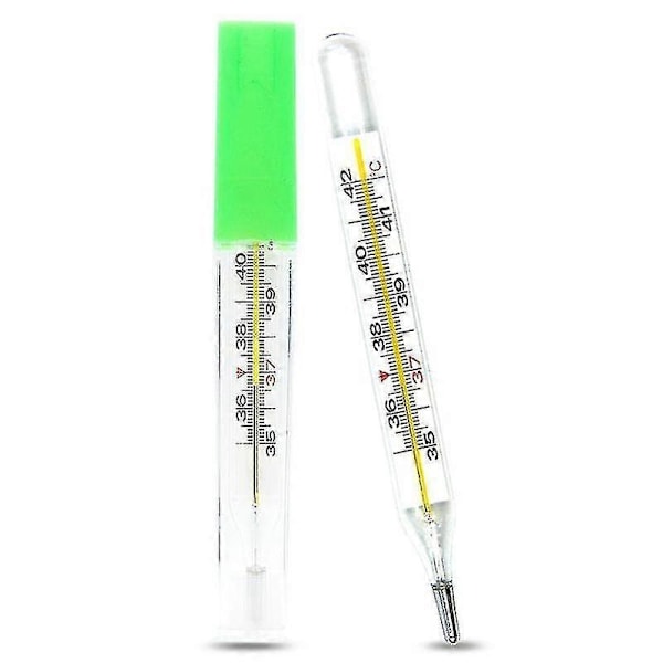 Glastermometer dual skala klassisk traditionel glaspræcisionstermometer