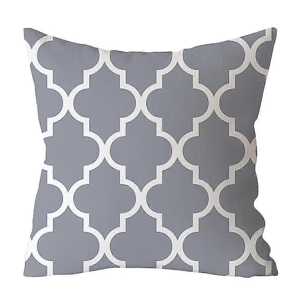 Moderne geometrisk mønstret 45x45 cm putetrekk til sofa, stue og soverom
