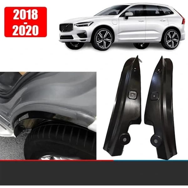 Bilskärmar för Volvo XC60 (2019–2021 modeller) – Anti-rep bakre hjulhusfoder / modifieringsdelar