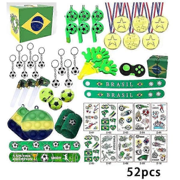 Fotballfestdekorasjoner for barn: 80-dels VM-sett 2025
