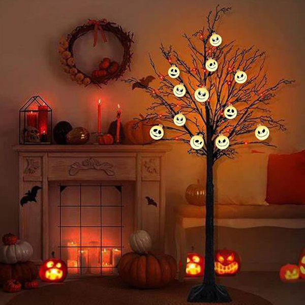 Dekorationer 3 meter 20 stycken LED Nightmare Before Christmas Ljus 8 lägen Batteridriven Utomhus Vattentät för Halloween Dekorationer Utomhus