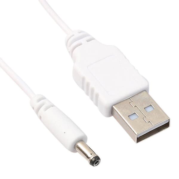 USB-laddningskabel för Foreo Luna 3 ansiktsrengöringsborste, vit