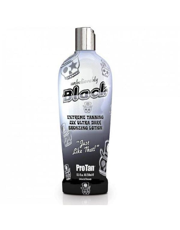 Utrolig sort solcreme, parabenfri bronzer Unbelievably Black