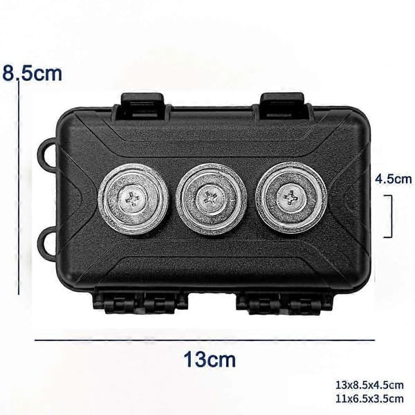 Hidden Magnetic Car Key Holder Waterproof ABS Key Safe with Strong Magnets