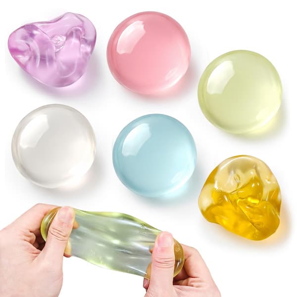Dumpling Squishies Fidget-lelut, Sininen Squishy Dumpling Puristuslelu