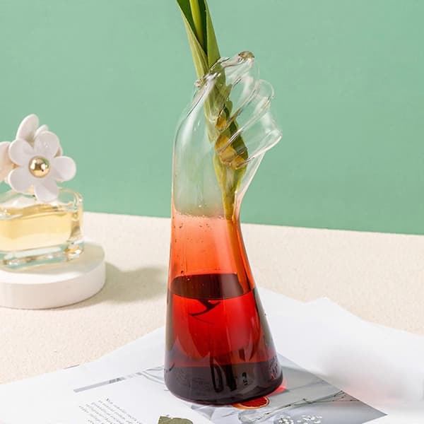 Konstglas Tråd Blomsterarrangemang Porslinsvas