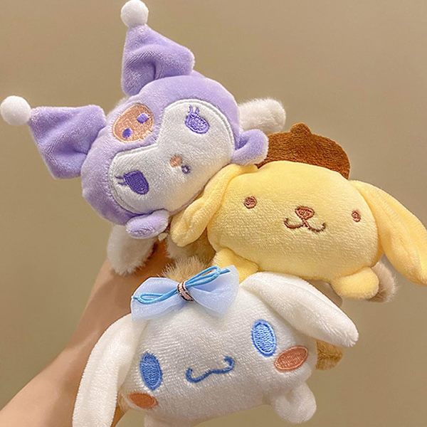Kawaii hårklämmor för kvinnor och flickor, plysch hårklämmor med starkt grepp, halkfria hårspännen för tjockt, tunt och långt hår, tecknade hårnålar, håraccessoarer