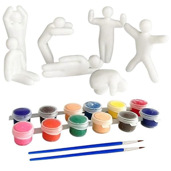 Meccha Chameleon Collection 8 poser 3D-printad målningsbar DIY-leksak