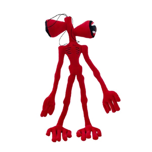Siren Head Plysjdukke Med Feste Bøybar Dukke Pp Bomullsfyll Present Til Gutter Og DB Red