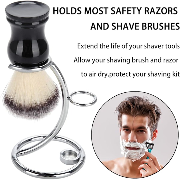 Barbermaskineholder til mænd, barbermaskine, børsteholder, shaver, holder, barbermaskinestativ til barbermaskine og shaver Gun color