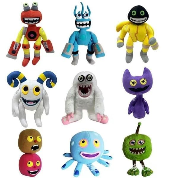 My Singing Monsters Wubbox Plyschleksak Tecknad Djur Mjuk Fylld Docka Barnpresent