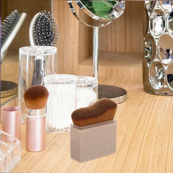 Bærbar selvbrunerbørste til kroppen 4 stk. makeupfoundation-applikatorer