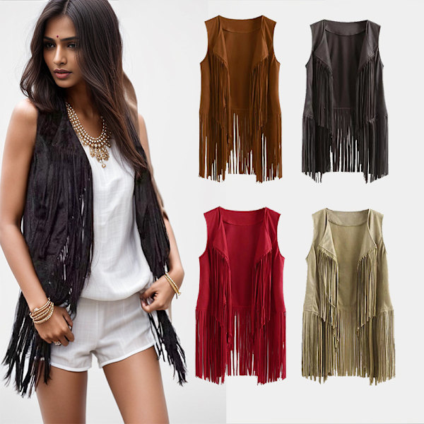 70-luvun topit naisille denim-paita disco-hapsu liivi takki - täydellinen Gray M