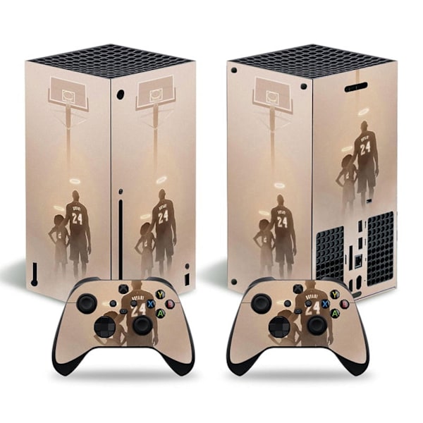 Kobe Bryant Xbox Series X-klistremerke - Kompatibel med XSX - Deksel for å tilpasse konsollen - Fjernet vinylfilm - HD-kvalitet Style14