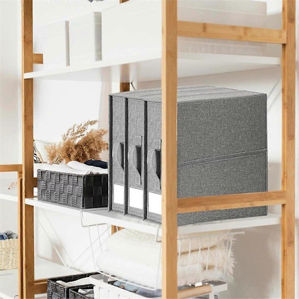 Opbevaringsboks, [3 pak] Ark Organizer og Opbevaringsposer, Foldbar Ark Organizer og Opbevaringsposer,