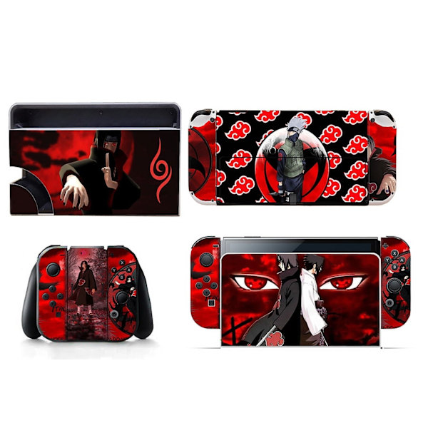 Sopii kytkimen OLED-tarroihin, NARUTO Anime，pölytiivis, naarmuuntumaton ja värikäs tarra（Uchiha Itachi） Style06