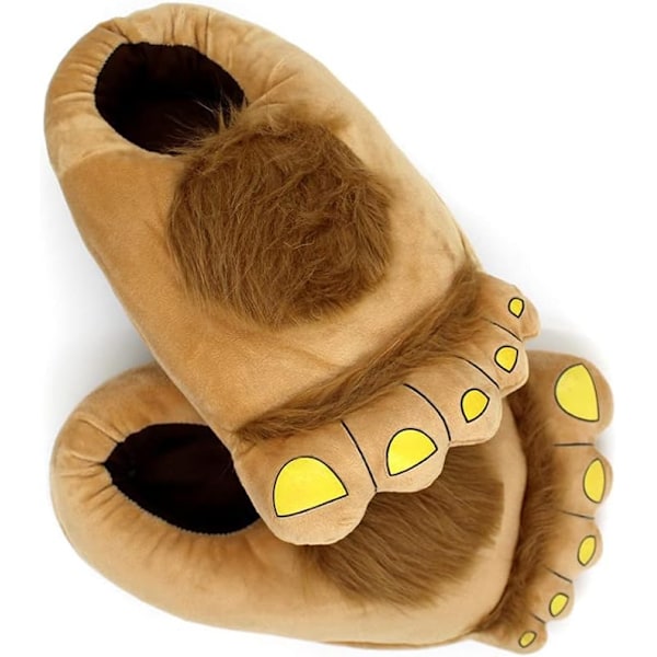 Lyxiga Unisex Vuxna Hobbitfötter Tofflor Halvling Plysch