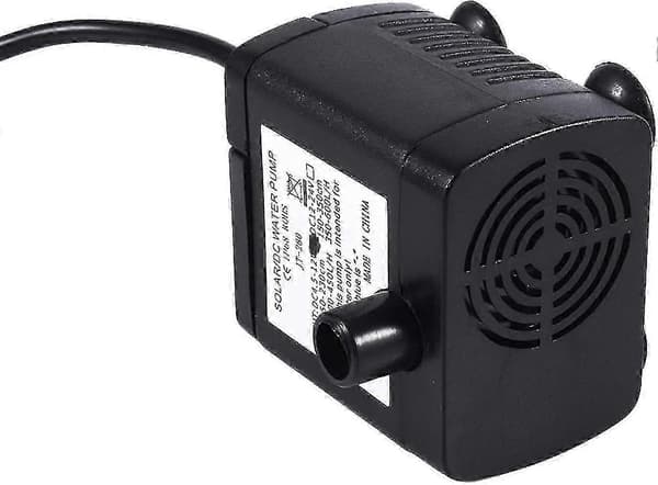 Solpanel fontänpump för liten damm och fågelbad
