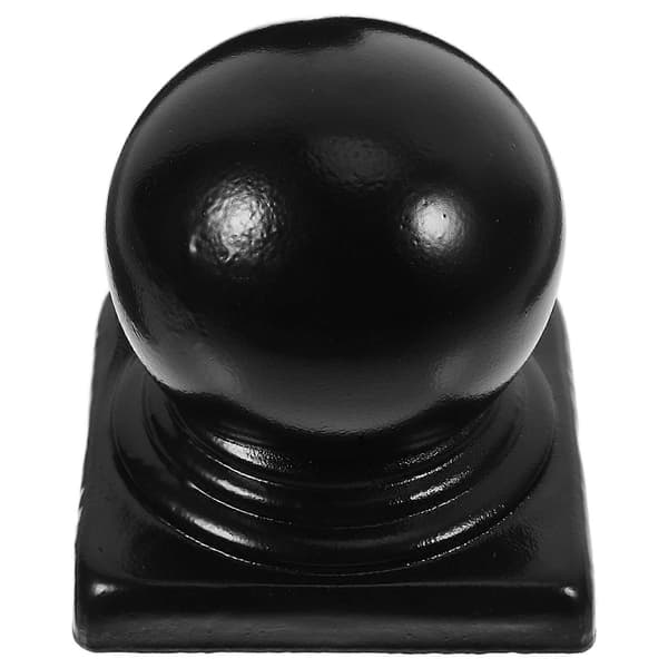 Decorative Metal Post Caps for Fence Posts, Classic Design, Protection, Round Shape, 1 Set