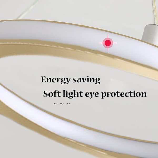 Moderne Pendellampe Gullstanglampe LED-taklamper