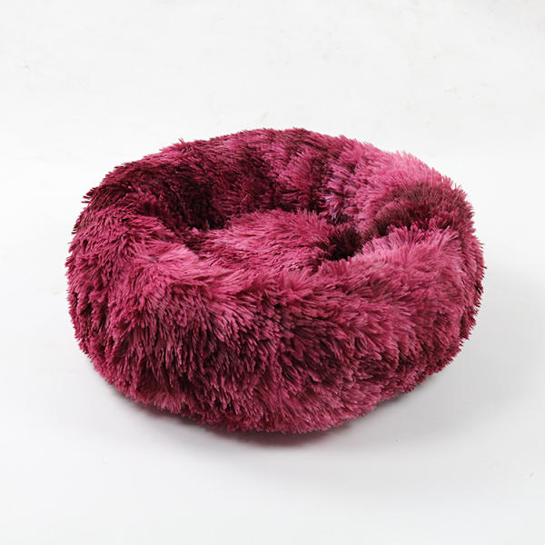 Queta Katteseng, Smuk Dyreseng, Lille Hundebed Kæledyrseng Blød Rund Kattesoveseng (50cm) tie color red Diameter 50 cm