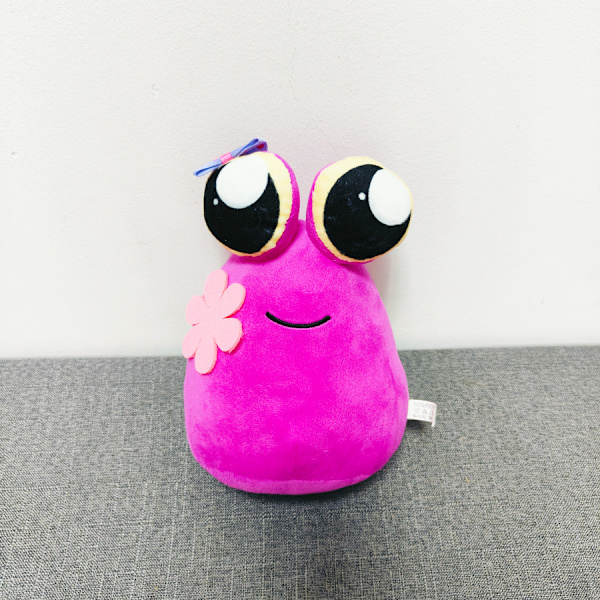 22cm/8.6in Alien Pou -pehmolelu, söpö eläin Pou -nukke Kawaii -eläinten täytetyt pehmolelut pehmolelu tyttöjen ja poikien syntymäpäivälahjaksi Pink