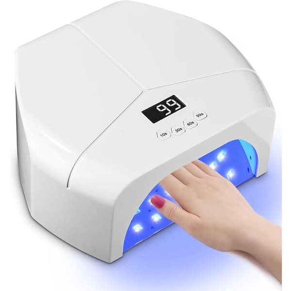 UV/LED Nail Lamp - GPFUOEA - 298W 72 LEDs - Automatic Sensor - Dual Light Source 365/405 nm