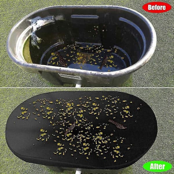 50 Gallon Vattentät Oval Stock Tank Skydd för Utomhusbruk - Hållbart Skydd