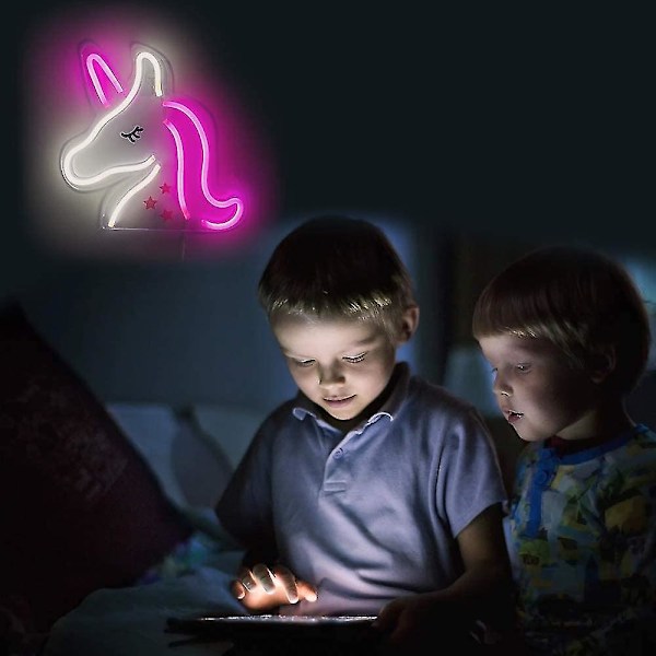 USB-drevet 3D Akryl LED Skilte Neon Lys Til Soveværelse | Lysende Neon Skilte Til Vægdekoration Fødselsdag Bryllup Fest Halloween Jul Værelse