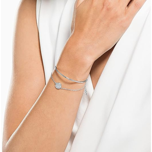 Ginger Halskjede, Øredobber og Armbånd Smykkesamling, Klare Krystaller, Grå Krystaller, Blå Krystaller