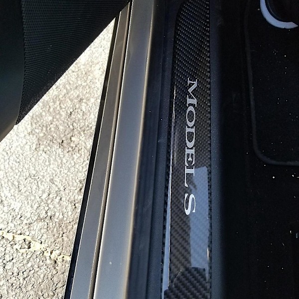 Skyddslist för bildörrar i kolfibertrim för Tesla Model S