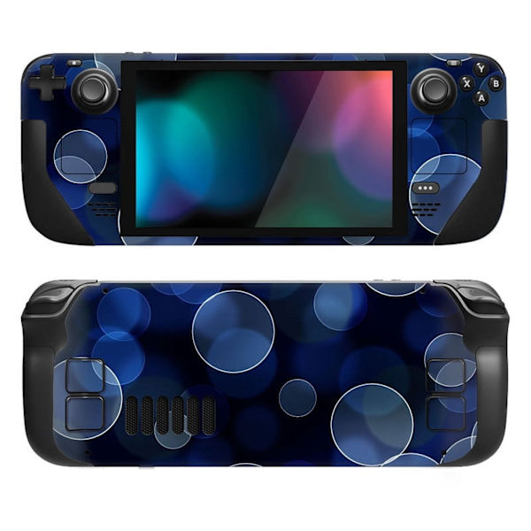 Steam Deck-spilkonsollklistermærker er velegnede til Steam LCD-skærmhåndholdte spilkonsoller (Midnight Blue) Style13