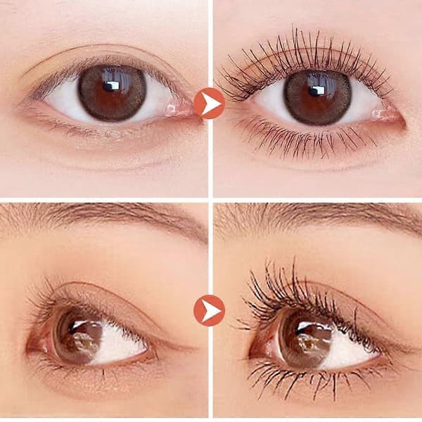 Vandfast Forlængende Mascara og Smudge-resistent Krøllende 2-pak til Fedtet Hud
