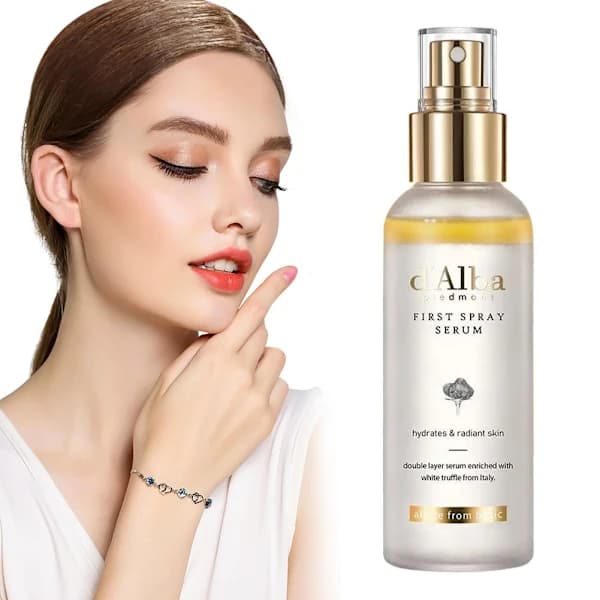 d'Alba White Truffle First Spray Serum Lett Ansiktsfuktighetskrem ~ whiteA 100ml