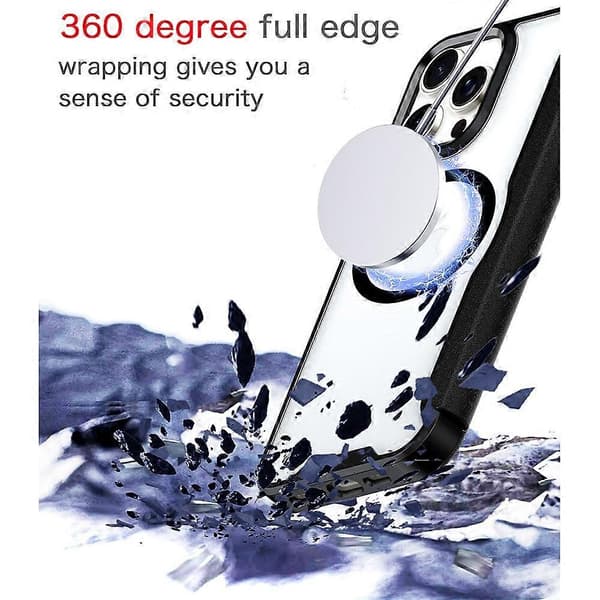 Magnetic PU Leather Wallet Case Compatible with iPhone 17 Pro Max with RFID Blocking