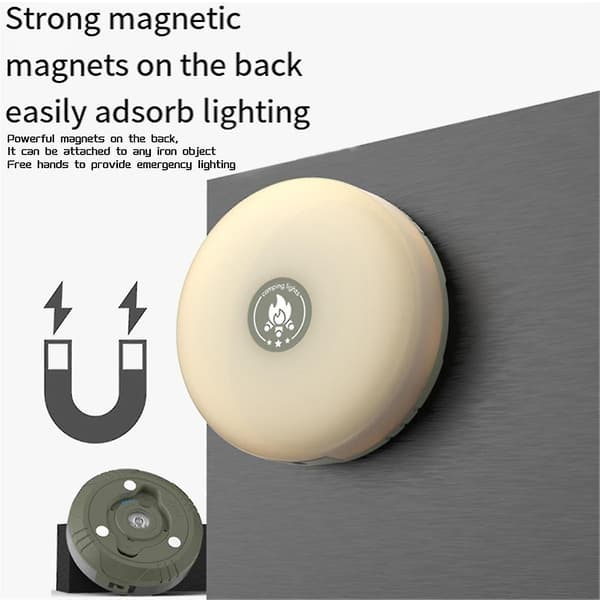 Camping lyskæde, med 8 justerbare tilstande, genopladelig LED campinglanterne, campinglys til C